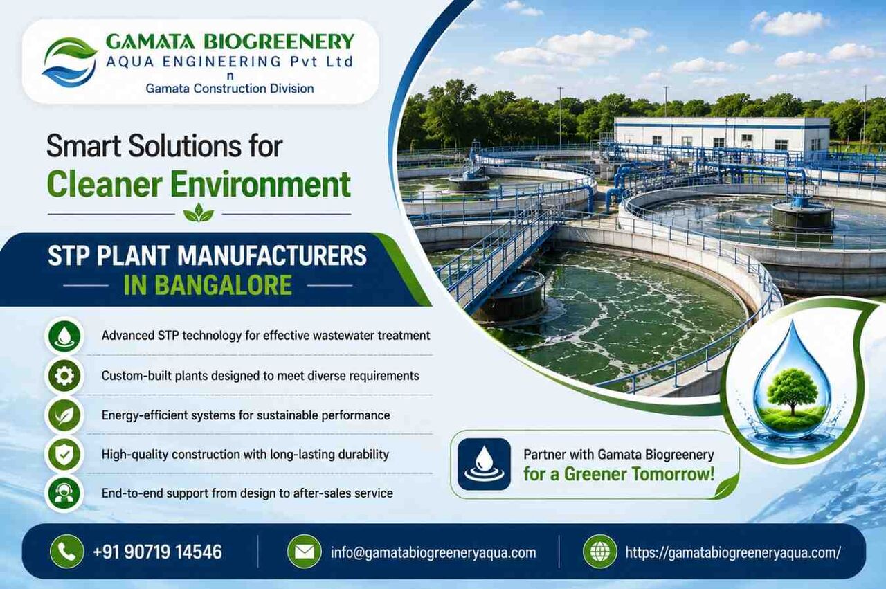 Bangalore, Construction, STP Plant Manufacturers In Bangalore