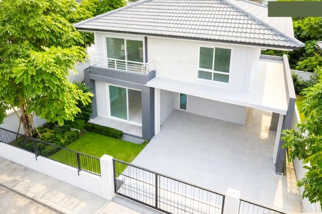 Bangkok, Villas, THB 24999,  55 Sq. Feet,  2-story Detached House, Function, 3 Bedrooms, 55 Sq M., 3 Bathrooms, Village Hub 200