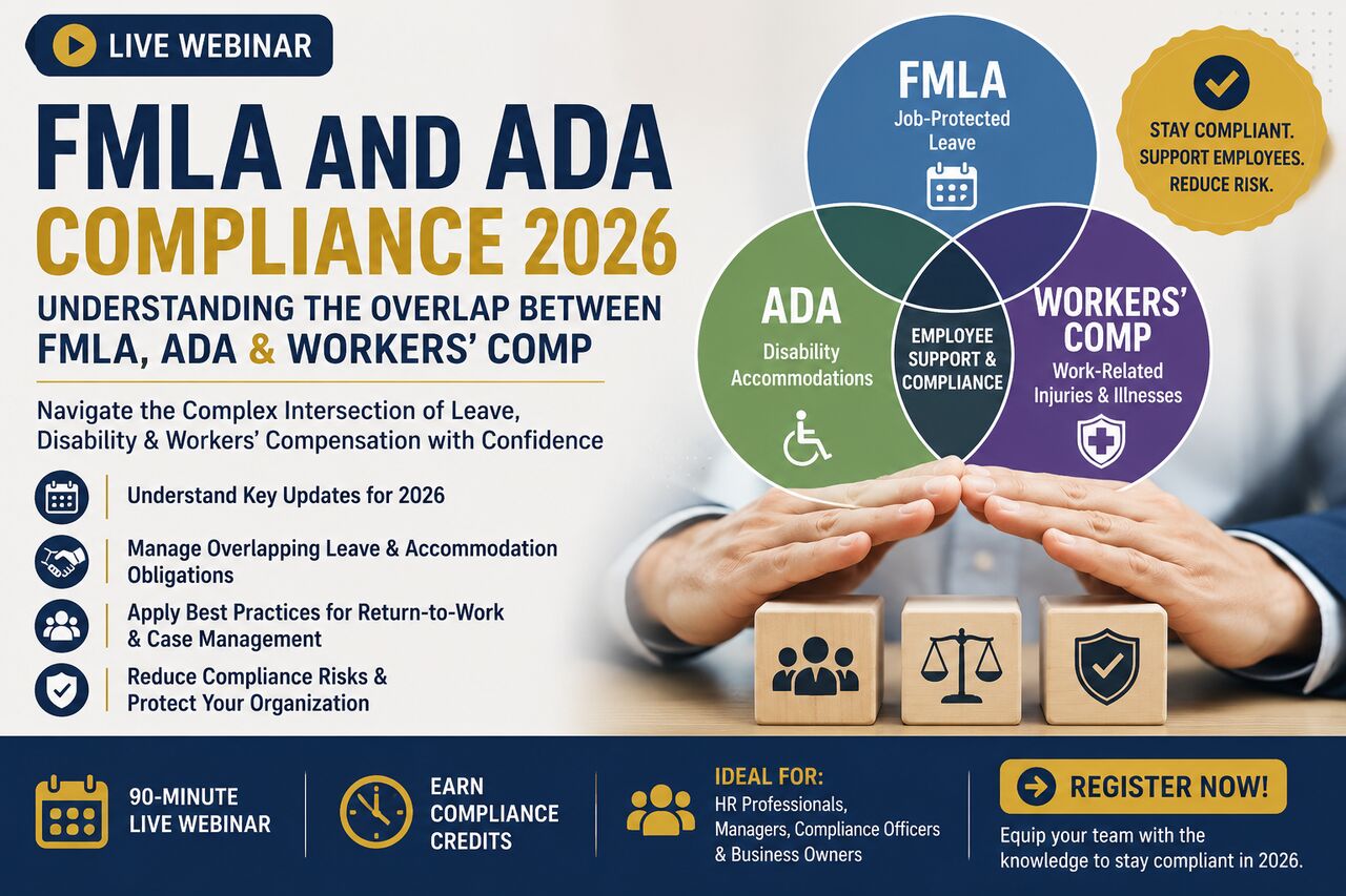 New York, Education, FMLA And ADA Compliance 2026: Understanding Leave, Disability & Workers&rsquo; Comp