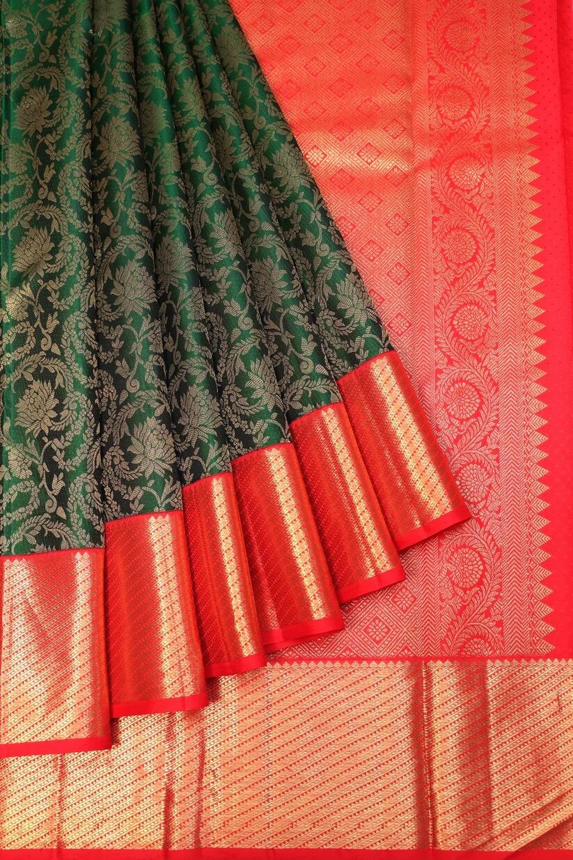 Kurnool, Businesses For Sale, Exclusive Emerald Green Saree Designs | Mavuris