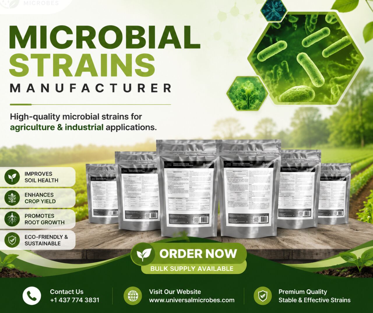 New York, Farm & Garden, USD 35,  Need Reliable Cultures? Choose Microbial Strains Manufacturer&mdash;Order Now