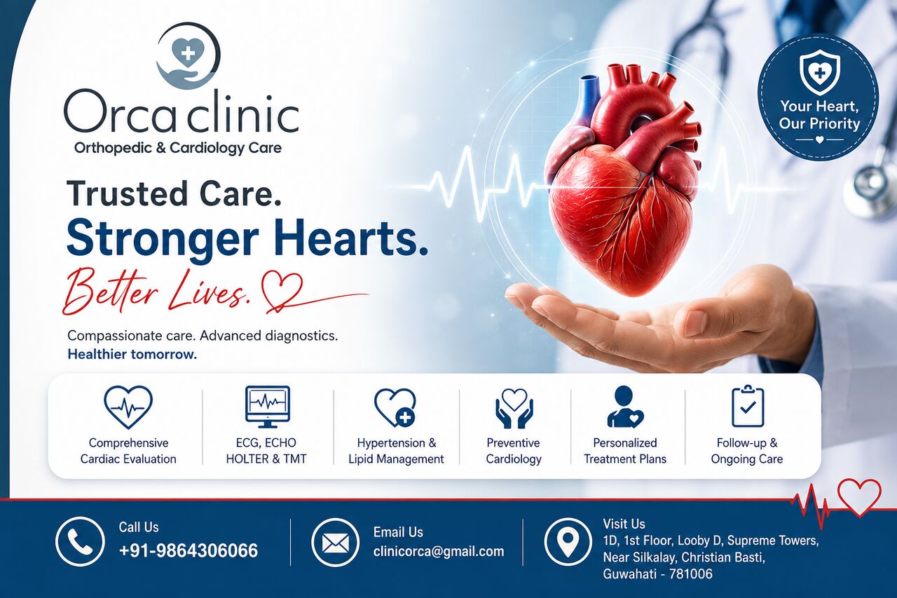 Mumbai, Health, Experienced Cardiology Doctor In Guwahati &ndash; Compassionate Heart Care At Orca Clinic