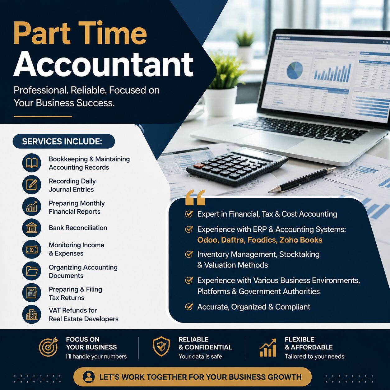 Khobar, Job Seekers, Part Time Accountant