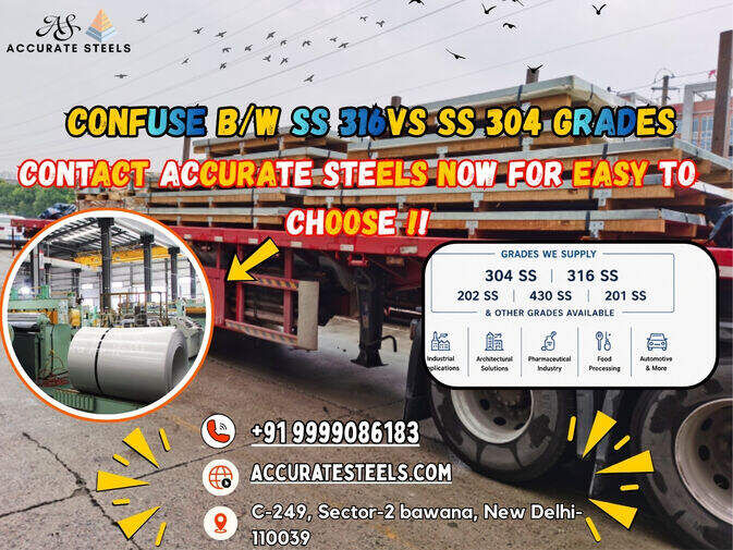 New Delhi, Materials, INR 131,  SS 304 Vs SS 316: Key Differences, Applications & Price Comparison