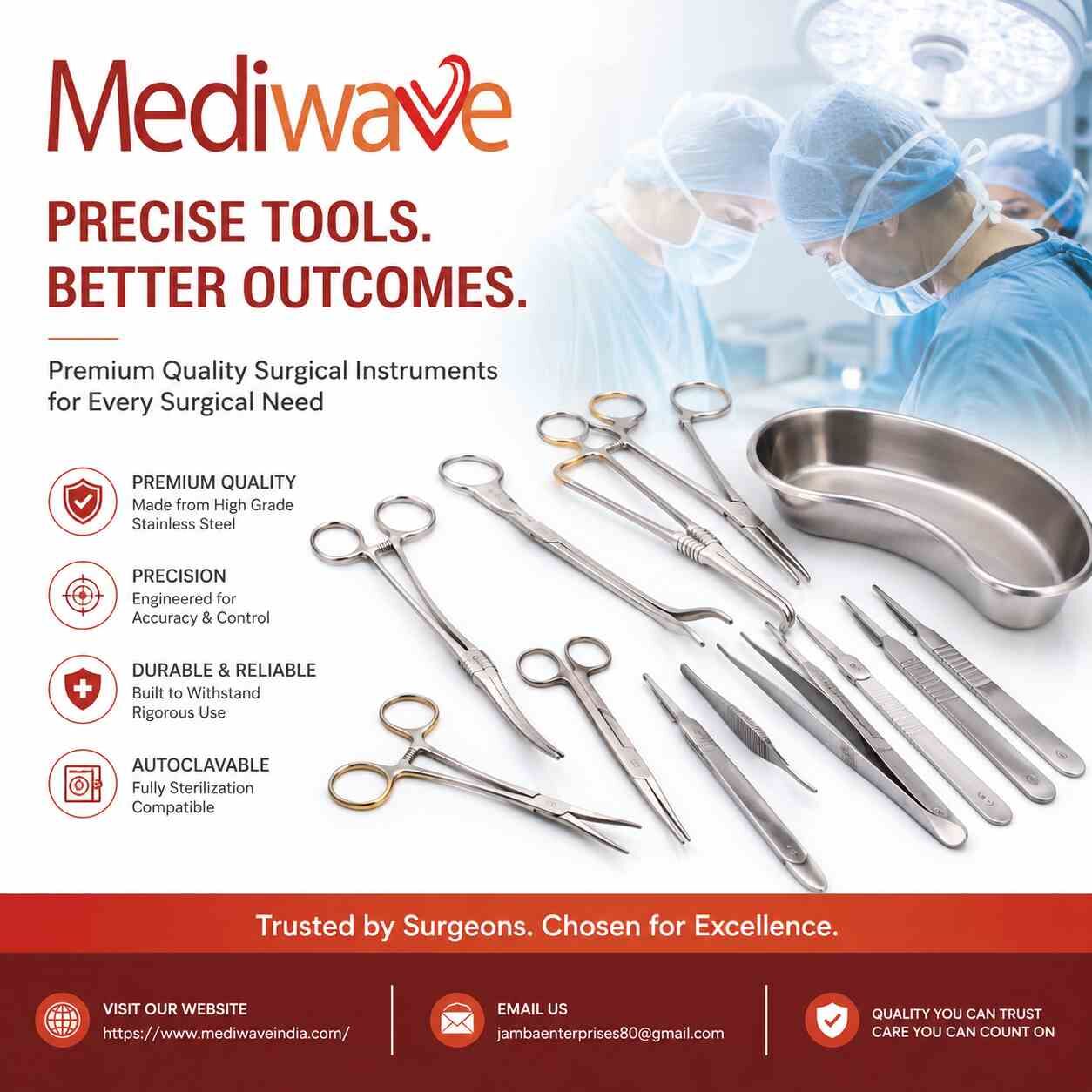 Mumbai, Health & Beauty Items, Professional Surgical Instruments From Mediwave India