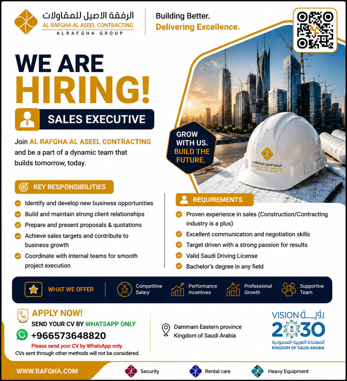 Dammam, Jobs, Sales Executive