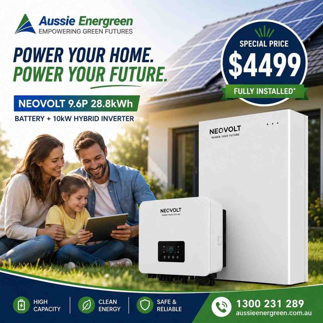 Sydney, Electronics, AUD 4999,  Neovolt 9.6P 28.8kWh Solar Battery + 10kW Hybrid Inverter &ndash; Special Offer