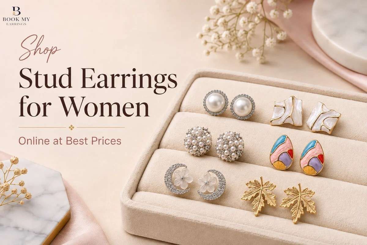 New Delhi, Clothing & Accessories, Shop Stud Earrings For Women At BME