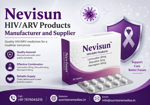 Cape Town, Health, Daclarise HIV/ARV Products Supporting Advanced HIV Therapy