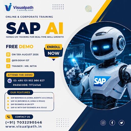 Hyderabad, Lessons Offered, Join SAP AI Online Training Free Live Demo On August 15th