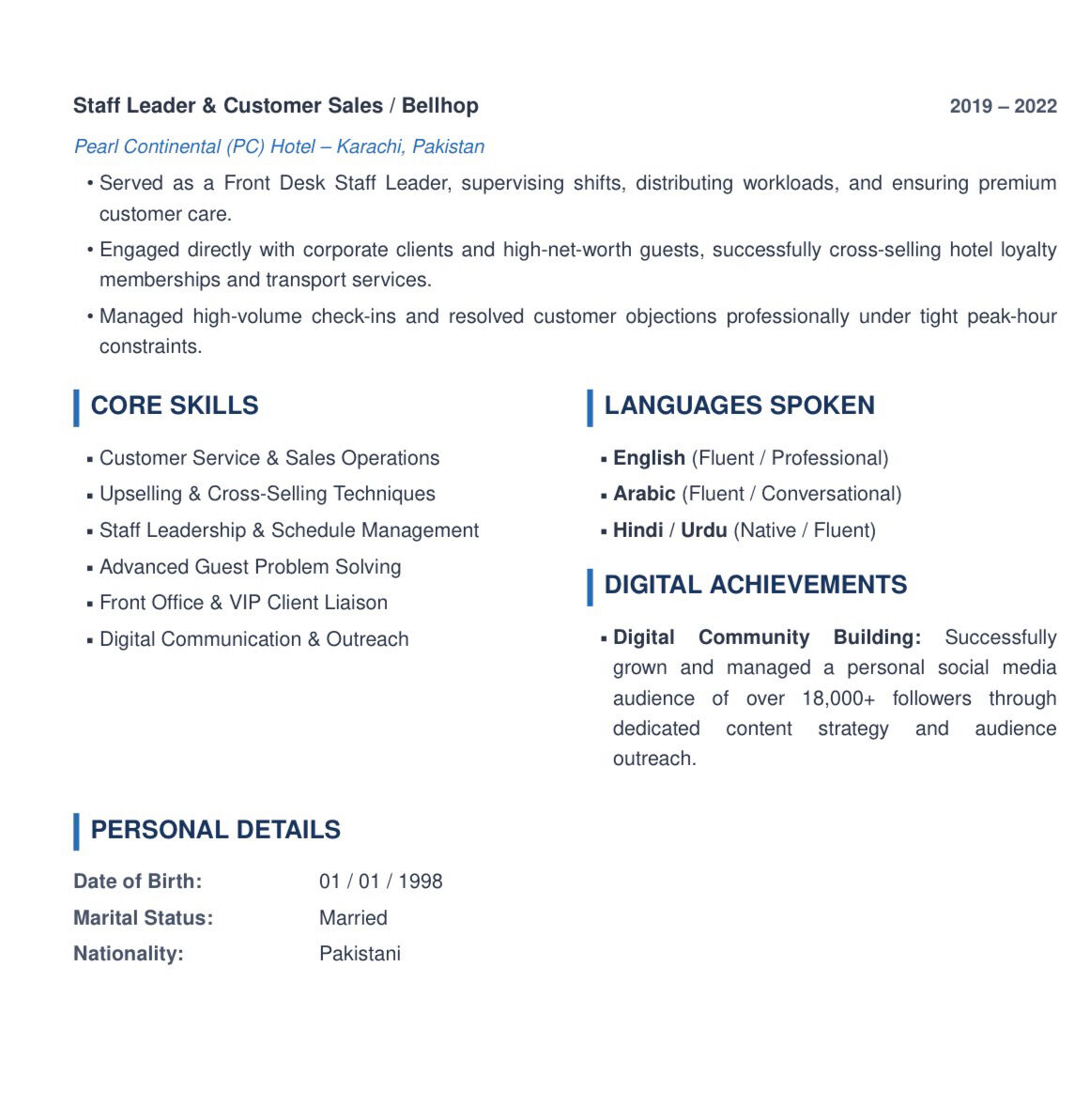 Adliya, Job Seekers, Professional Driver