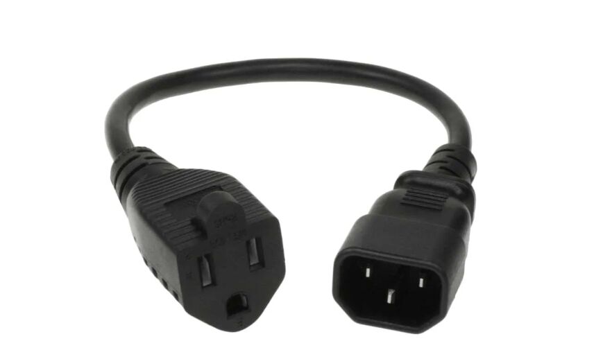 New York, Electronics, USD 3,  Buy Monitor Power Adapter Cord (NEMA 5-15R To IEC320 C14) | SF Cable