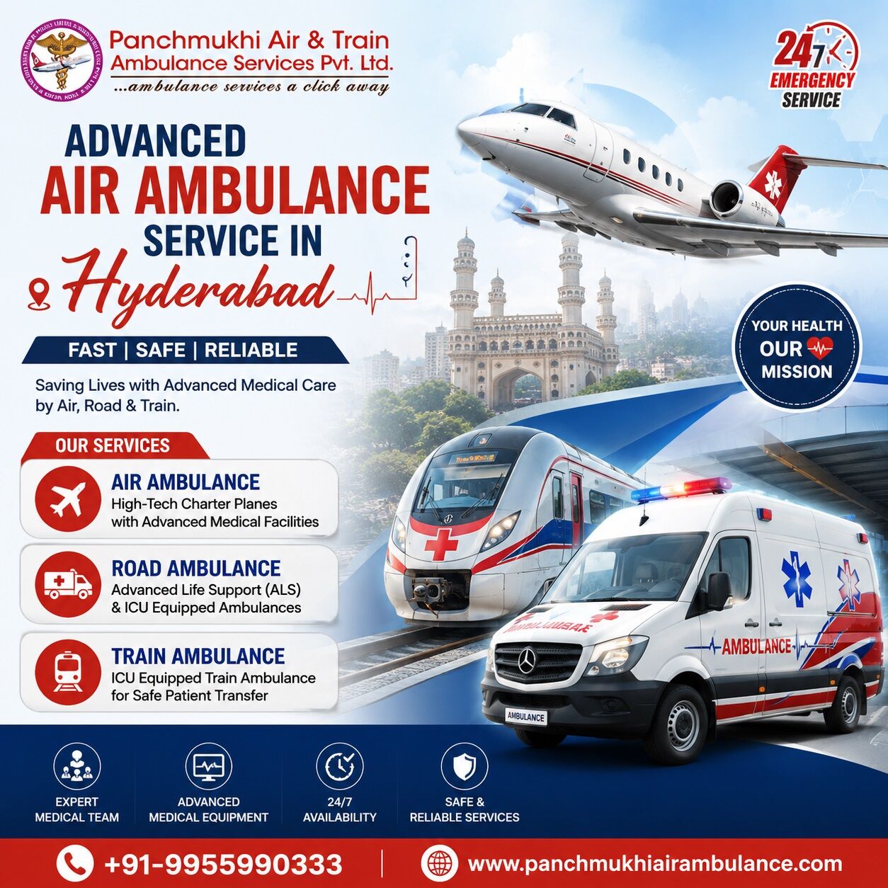 Hyderabad, Health, Panchmukhi Air Ambulance In Hyderabad Has A History Of Meeting Urgent Medical Transport
