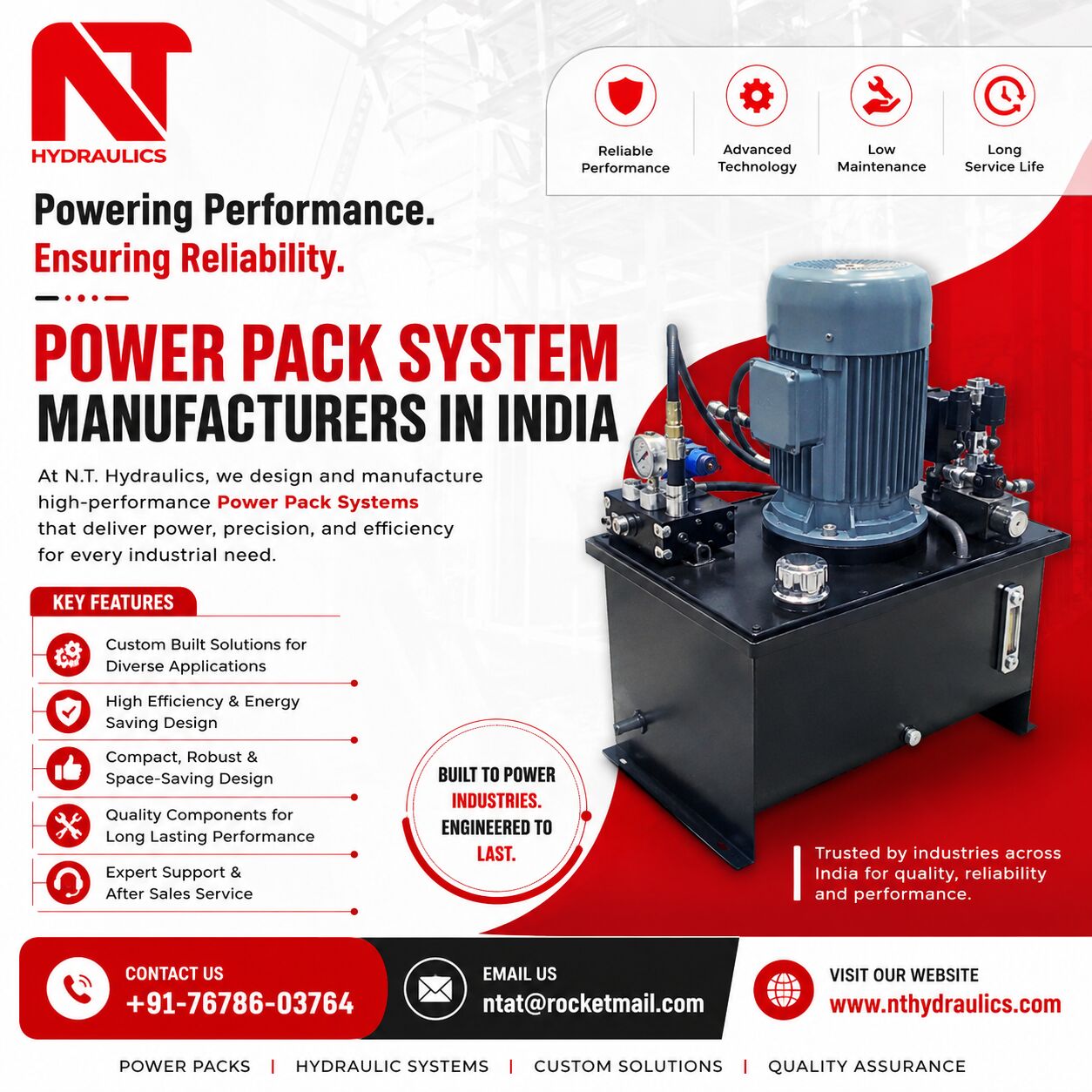 Ghaziabad, Wholesale Products, Power Pack System For Industrial Applications