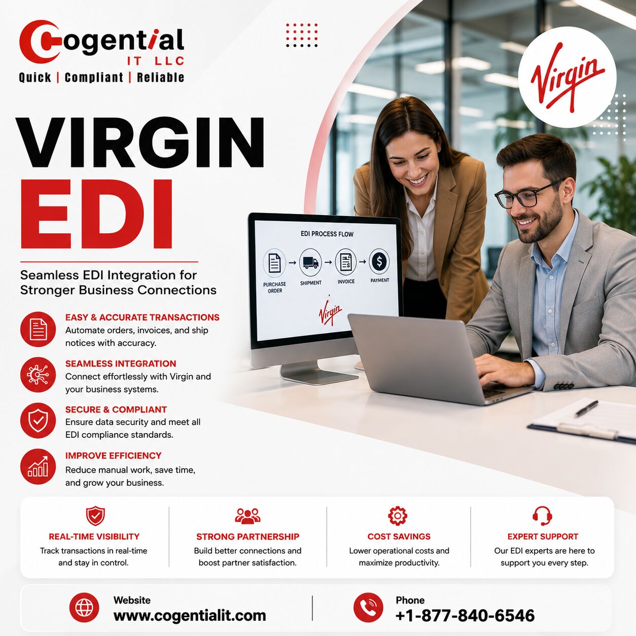 Washington DC, Temp Jobs, Virgin EDI Solutions For Smarter Business Operations