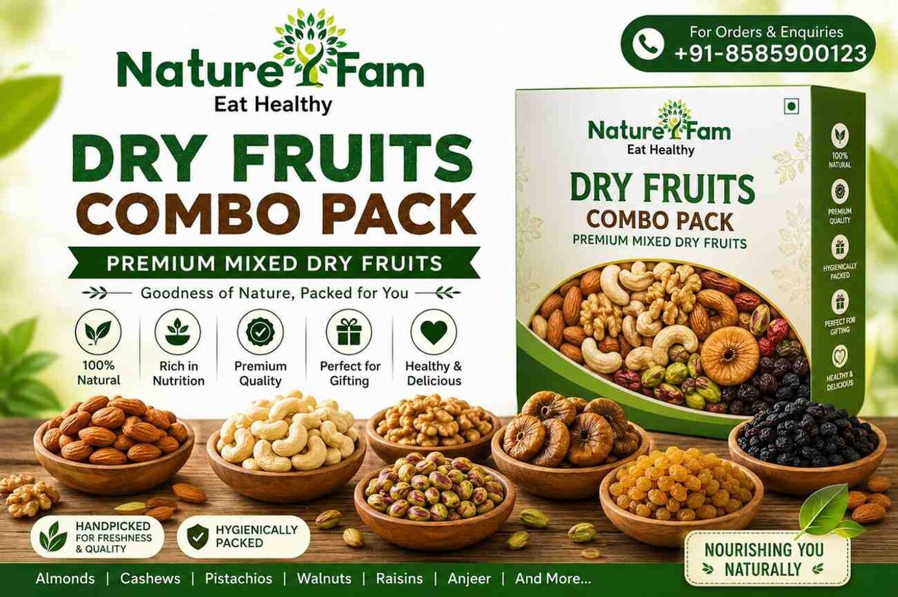 Faridabad, Food, Naturefam Dry Fruits Combo Pack &ndash; Premium Fruits