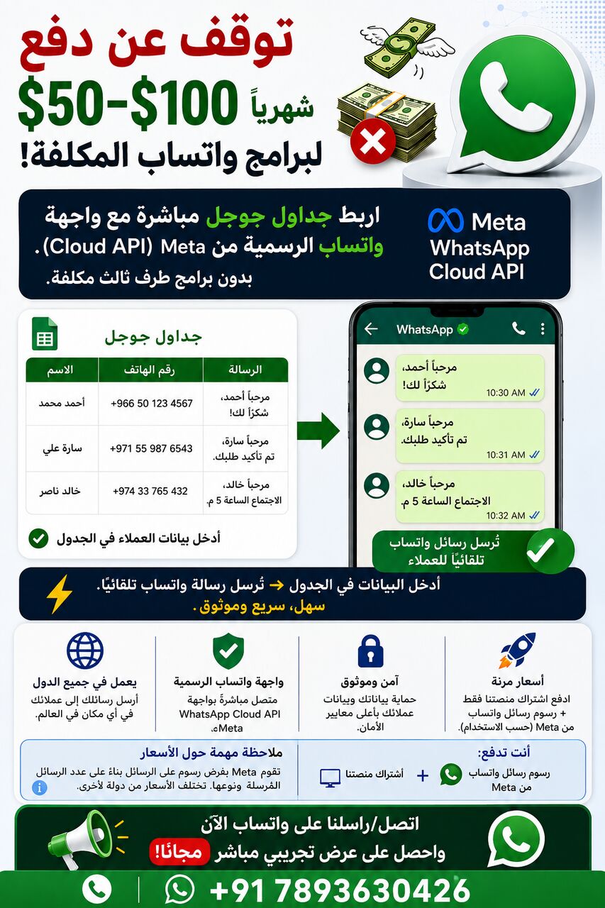 New York, Web Design & Development, Simple Automation Service -Google Sheets To WhatsApp