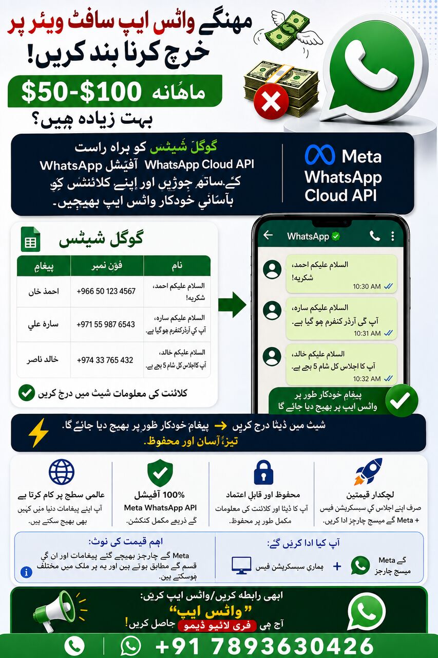 New York, Web Design & Development, Simple Automation Service -Google Sheets To WhatsApp