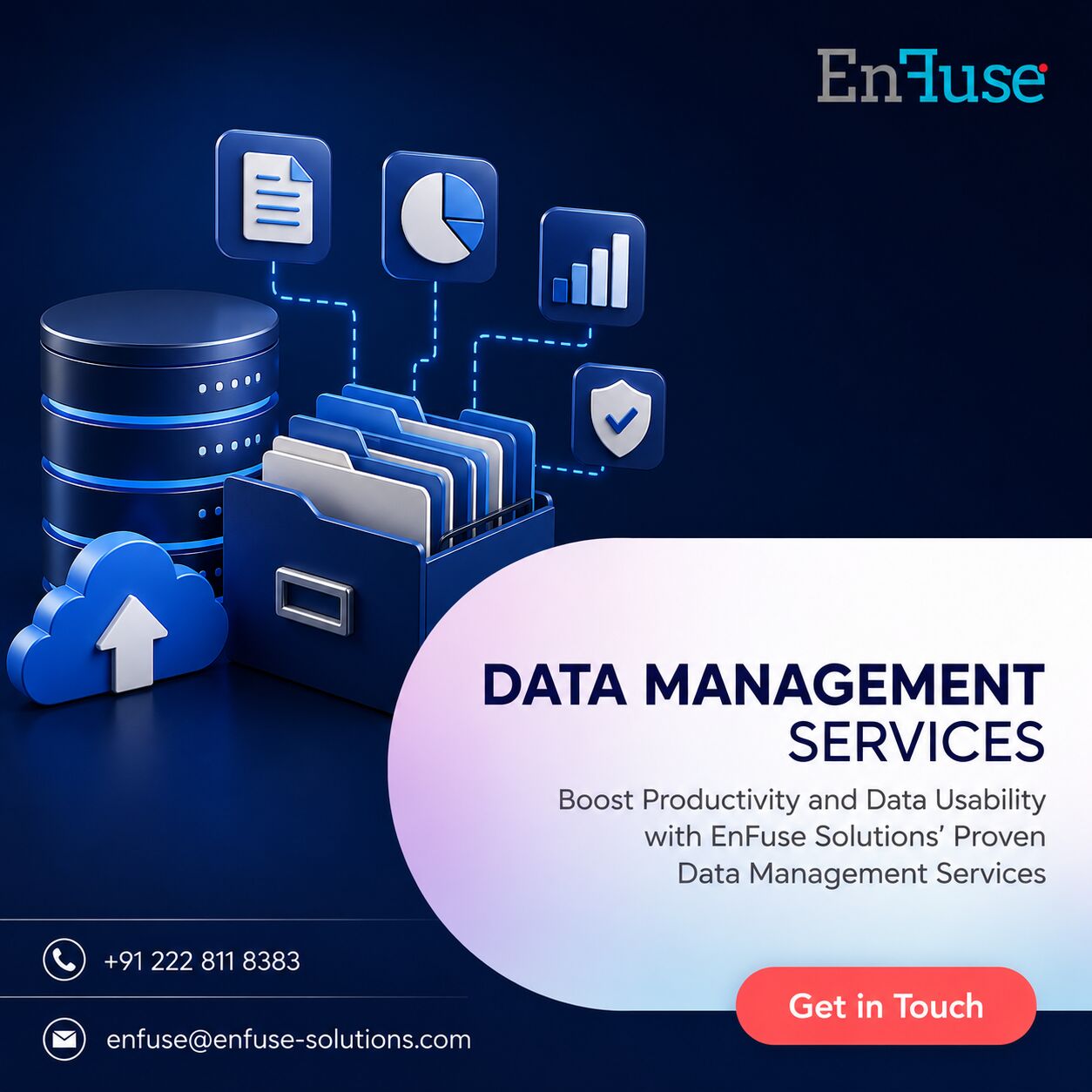 Mumbai, Business, Boost Productivity And Data Usability With EnFuse&rsquo;s Proven Data Management Services