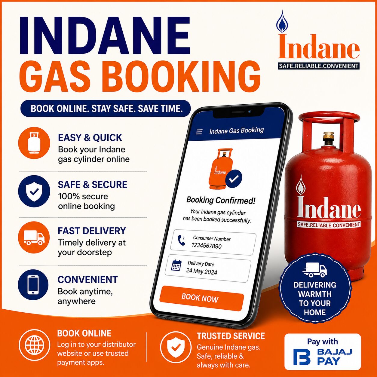 New Delhi, Financial, Quick And Convenient Indane Gas Booking Options Online