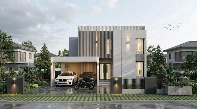 Bangkok, Real Estate For Sale, THB 4990000,  3 BR,  88 Sq. Feet,  San Kamphaeng Zone, Luxury Pool Villa, 4.99 Million #home Made To Order, Modern Private