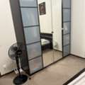 SAR 500,  URGENT SALE IKEA King Size Bed + Large Mirrored Wardrobe &ndash; SAR 500 &ndash; Riyadh