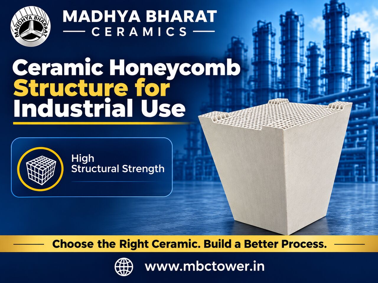Bhopal, Materials, Industrial Gas Treatment Solutions From A Ceramic Honeycomb Supplier