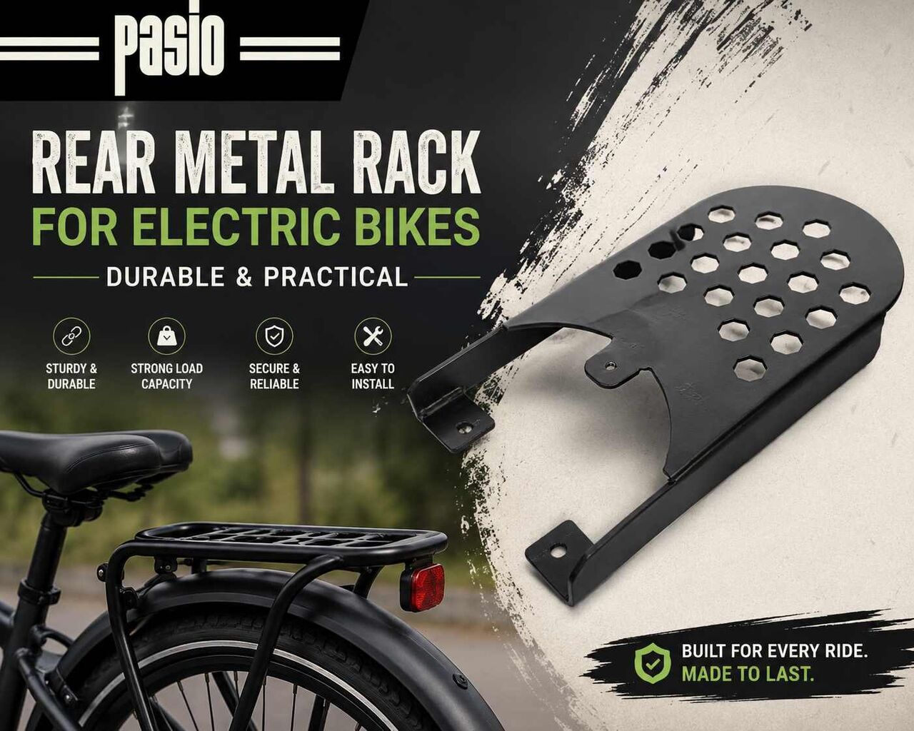 Sydney, Bicycles, AUD 60,  Rear Metal Rack For Electric Bikes  Durable & Practical