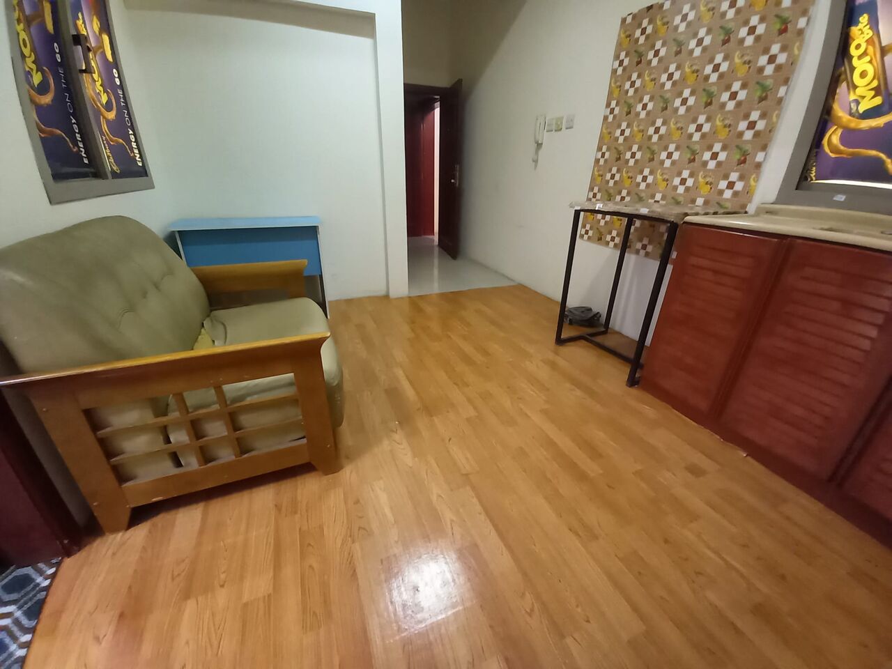 Gudaibiya, Apartments, Flats, Houses & Villas, BHD 160/month,  1 BR,  # 1 BEDROOM,1 BATHROOM,HALL WITH OPEN KITCHEN,WITH A/C,EWA-160/BD#