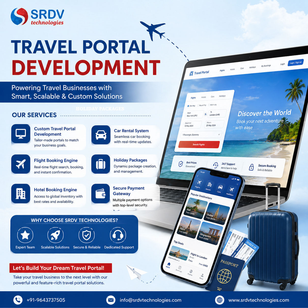 Noida, Web Design & Development, Trusted Travel Portal Development Company In India