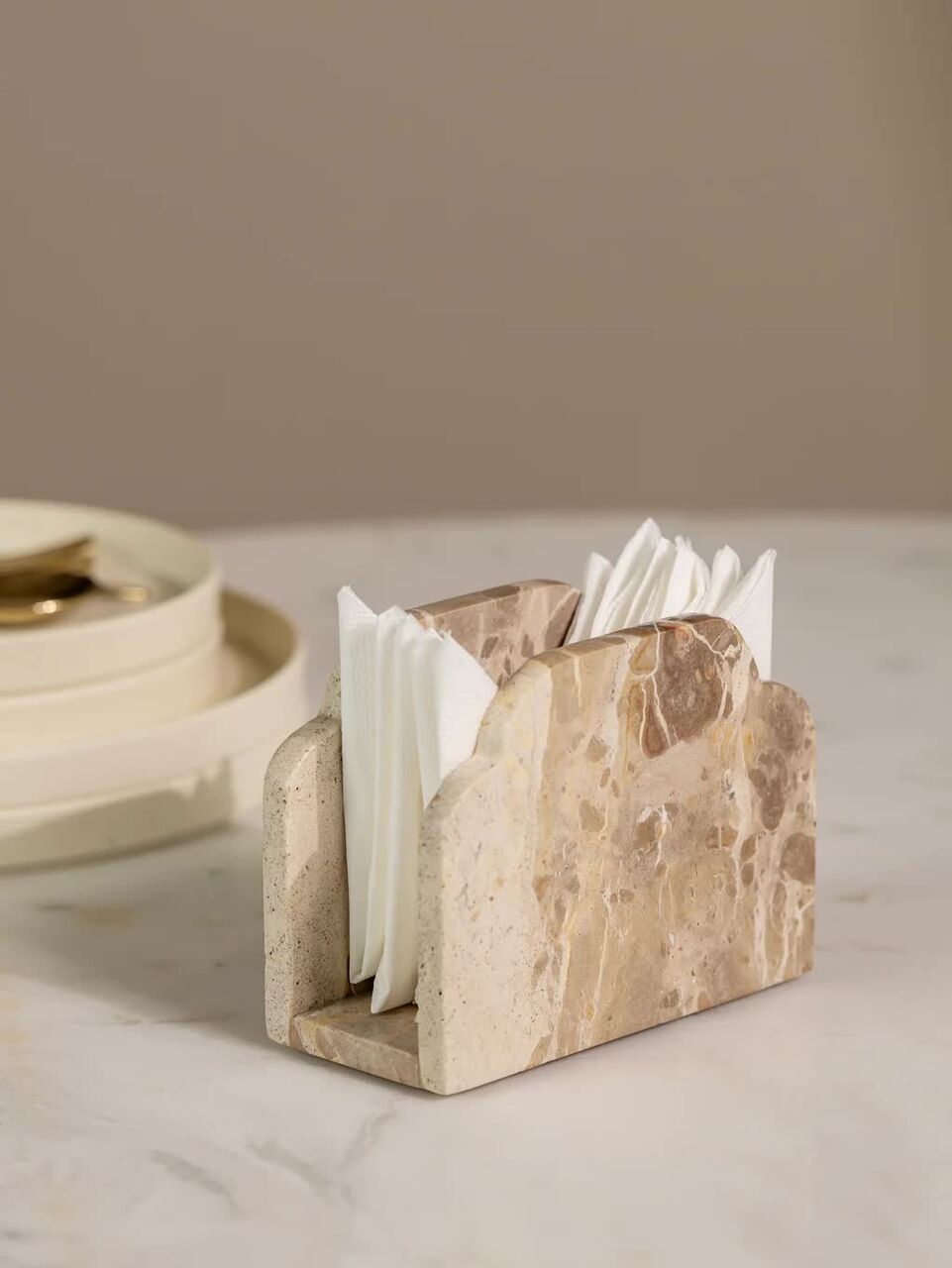 Lucknow, Household Items, INR 2500,  Fossil Beige Marble Decor & Serveware | Organic Home