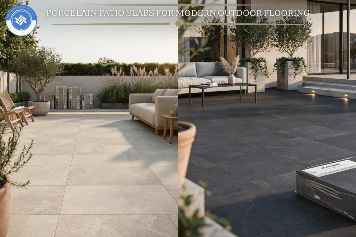 London, Farm & Garden, Porcelain Patio Slabs By East Yorkshire Stone