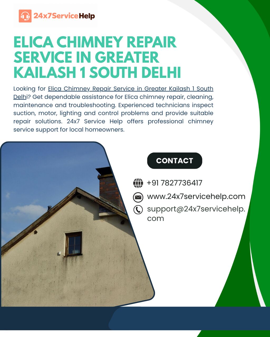 New Delhi, Appliance Repair, Elica Chimney Repair Service In Greater Kailash 1 South Delhi
