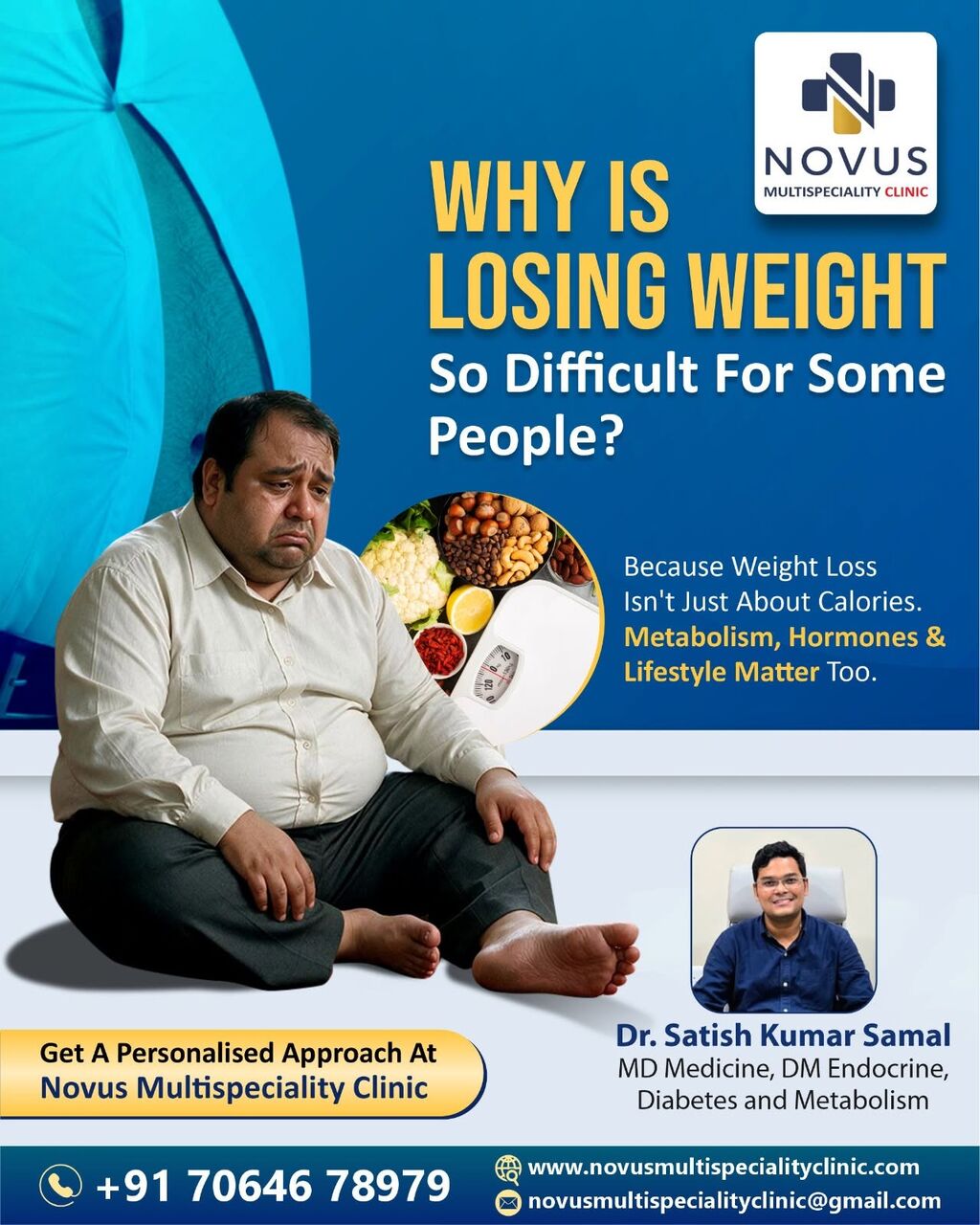 Bhubaneswar, Health, Best Endocrinologist For Weight Loss In Bhubaneswar - Novus Multispeciality Clinic