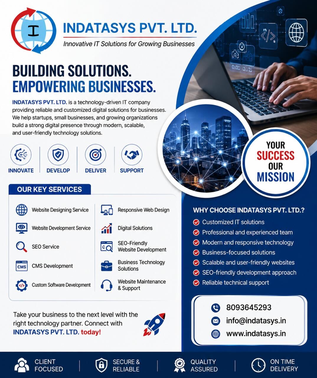 Bhubaneswar, Software Development, INDATASYS PVT LTD &ndash; Innovative IT Solutions For Growing Businesses