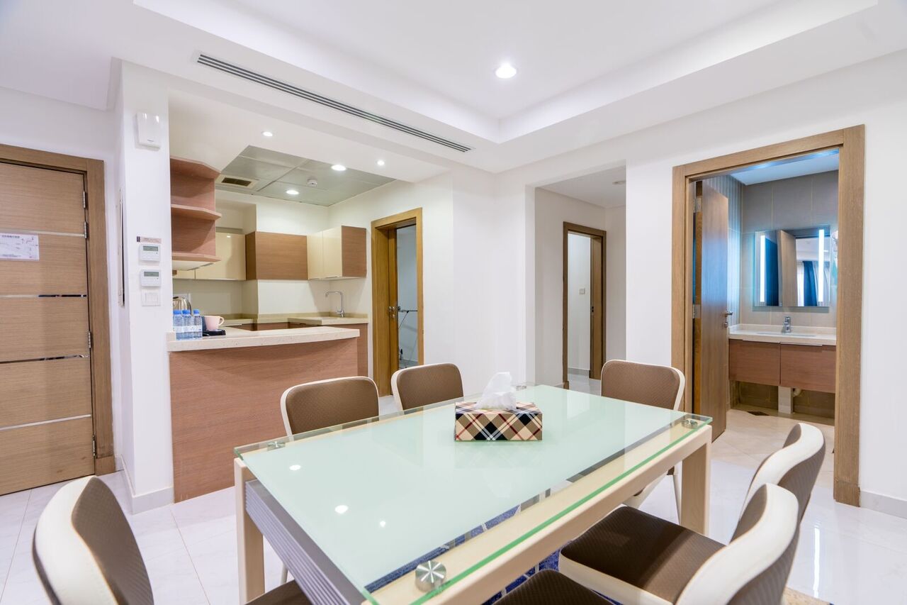 Al Rahmaniyah, Apartments, Flats, Houses & Villas, SAR 4500/month,  Furnished,  2 BR,  160 Sq. Meter,  2BR & 3Bath Fully Furnished Apartment In Rahmaniyah Compound Riyadh