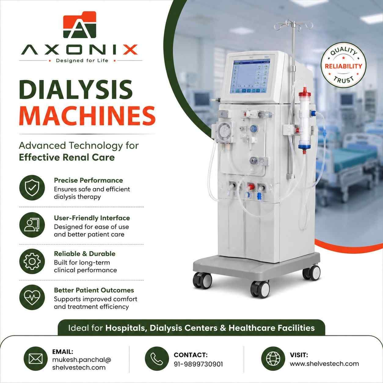New Delhi, Health & Beauty Items, Quality Dialysis Machines For Modern Hospitals
