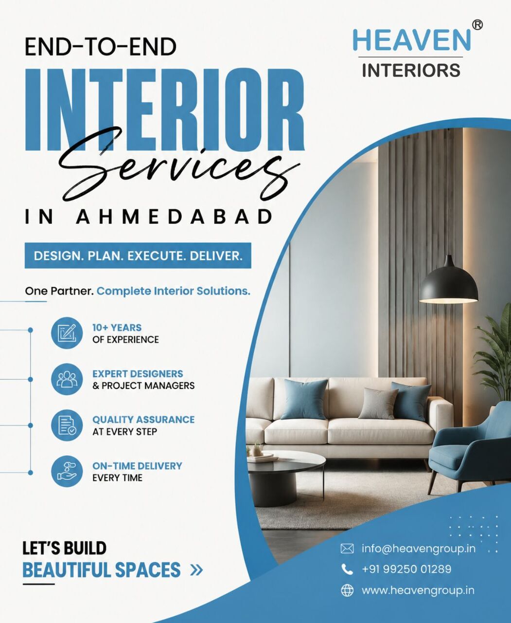 Ahmedabad, Real Estate, Transform Your Space With Thoughtful Interior Design