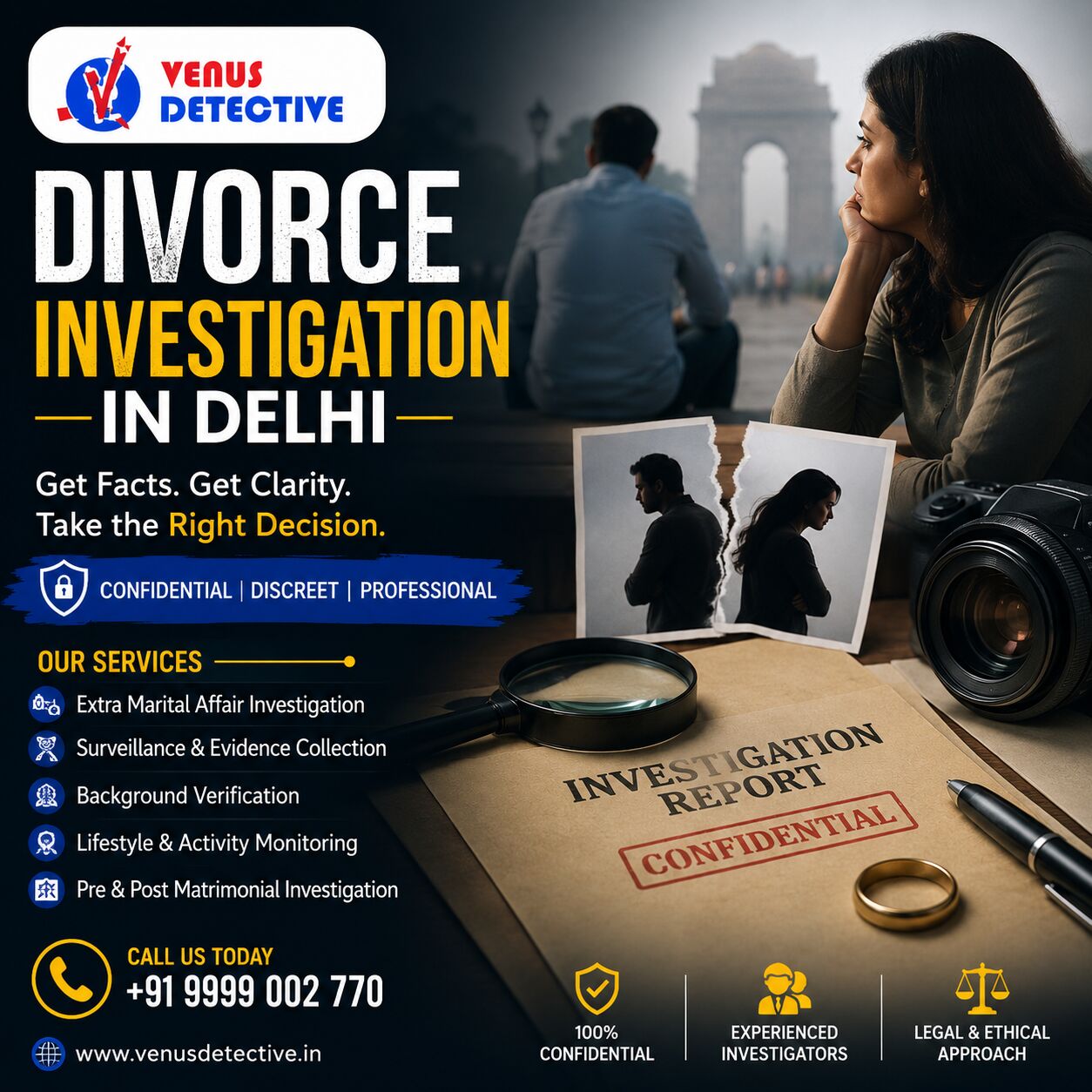 New Delhi, Legal, Divorce Investigation In Delhi &ndash; Professional Private Detective Services