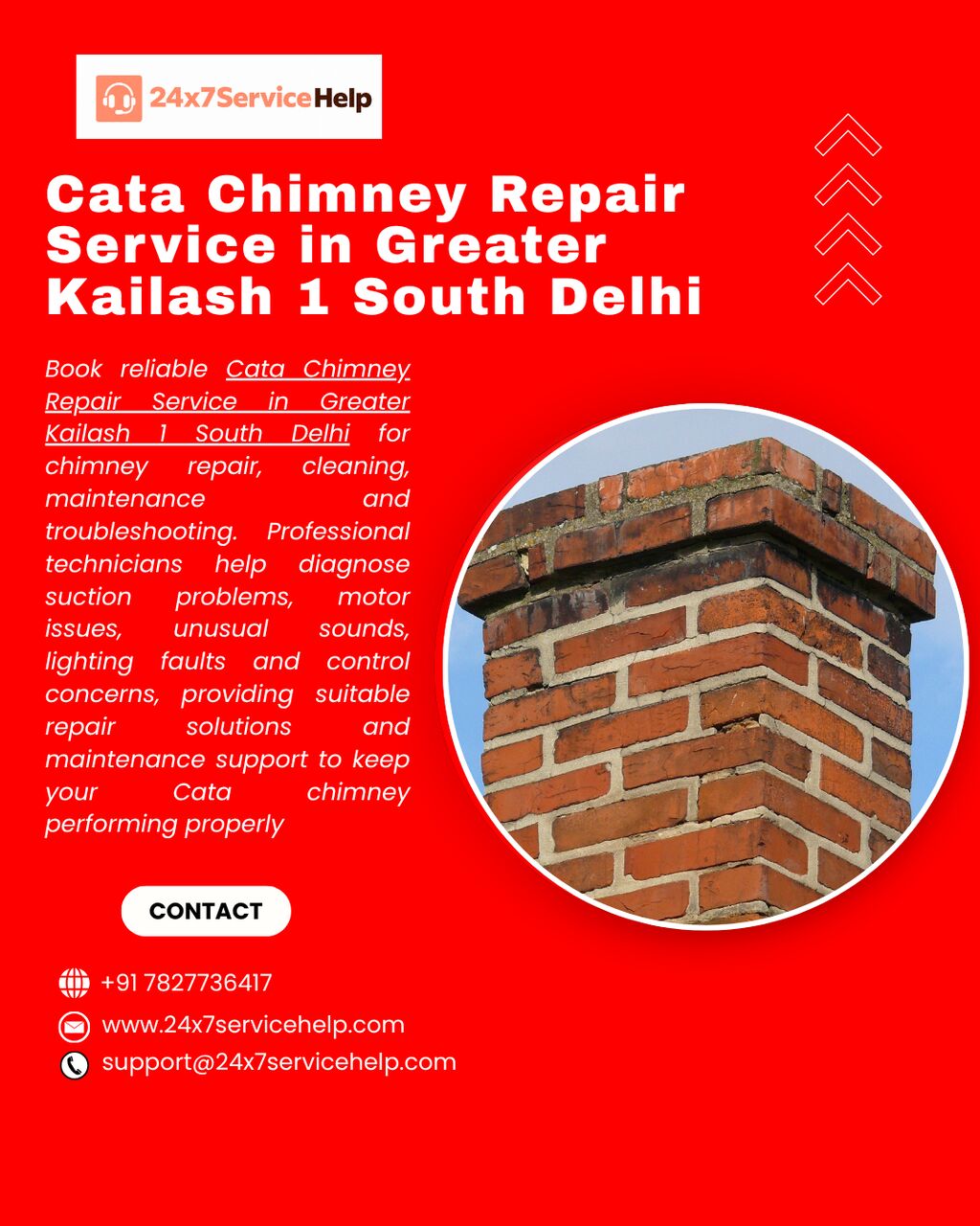 New Delhi, Appliance Repair, Cata Chimney Repair Service In Greater Kailash 1 South Delhi