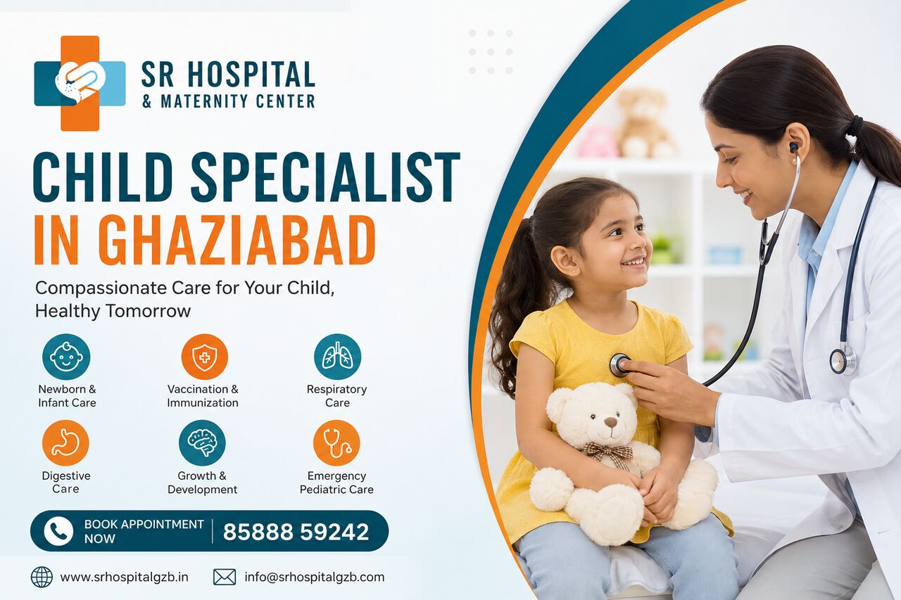 Ghaziabad, Medical, Child Specialist In Ghaziabad &ndash; Expert Pediatric Care At SR Hospital