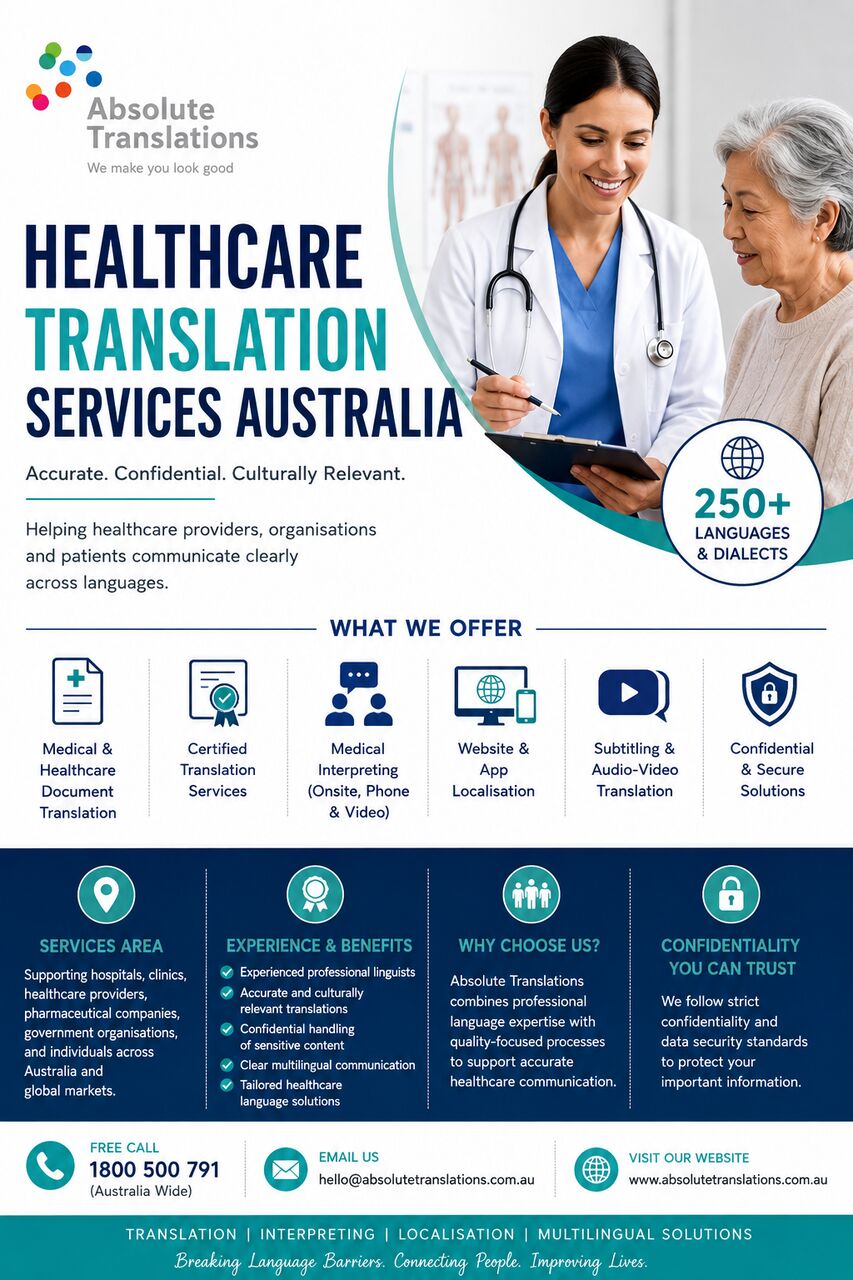 Brisbane, Translation, Medical & Healthcare Translation Services Australia