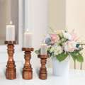 USD 35,  Buy A Wooden Pillar Candle Holder For Elegant Home Décor &ndash; Perilla Home