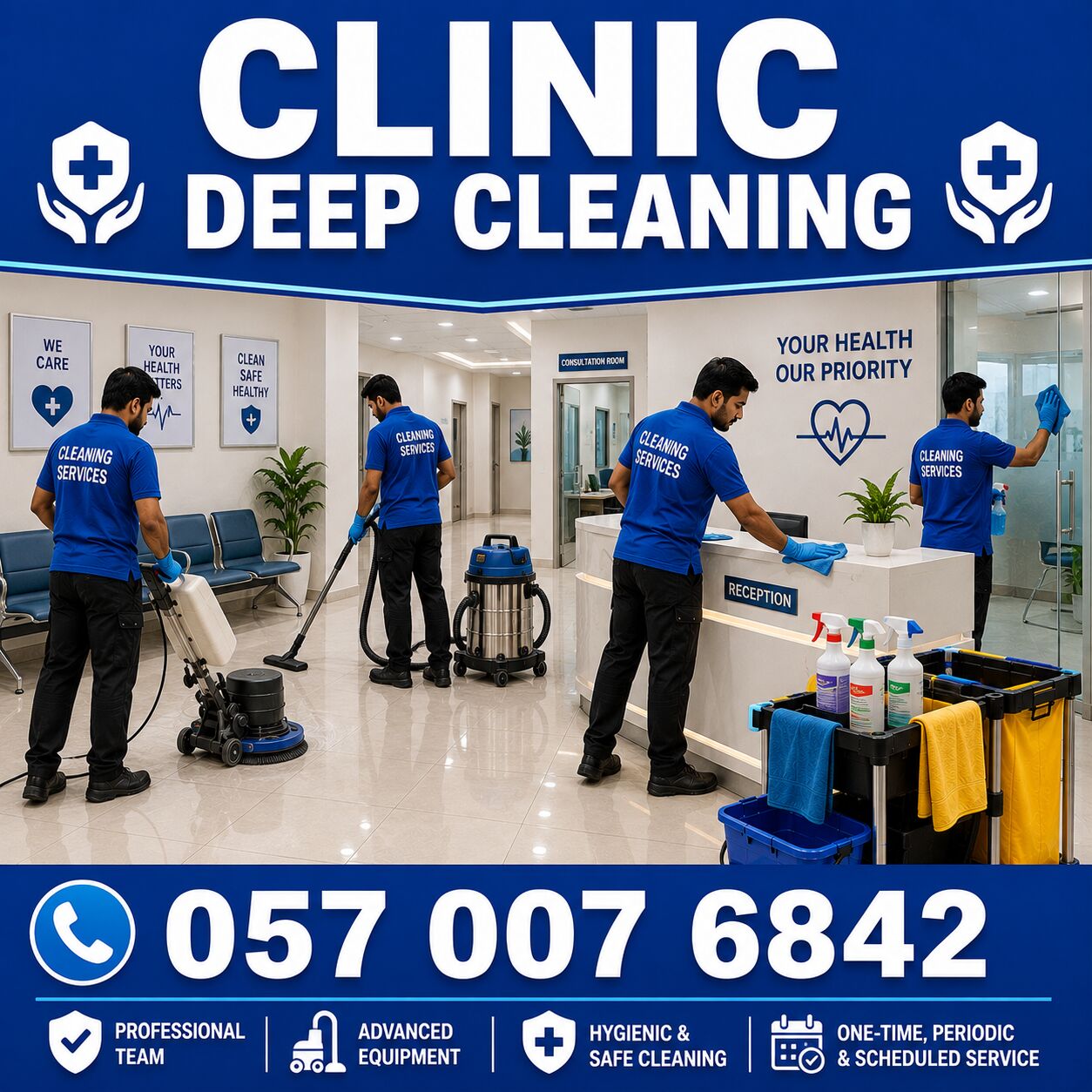 Al Dana, Cleaning, 🟦🏥 CLINIC DEEP CLEANING KHOBAR 🏥🟦 057 007 6842 🟦