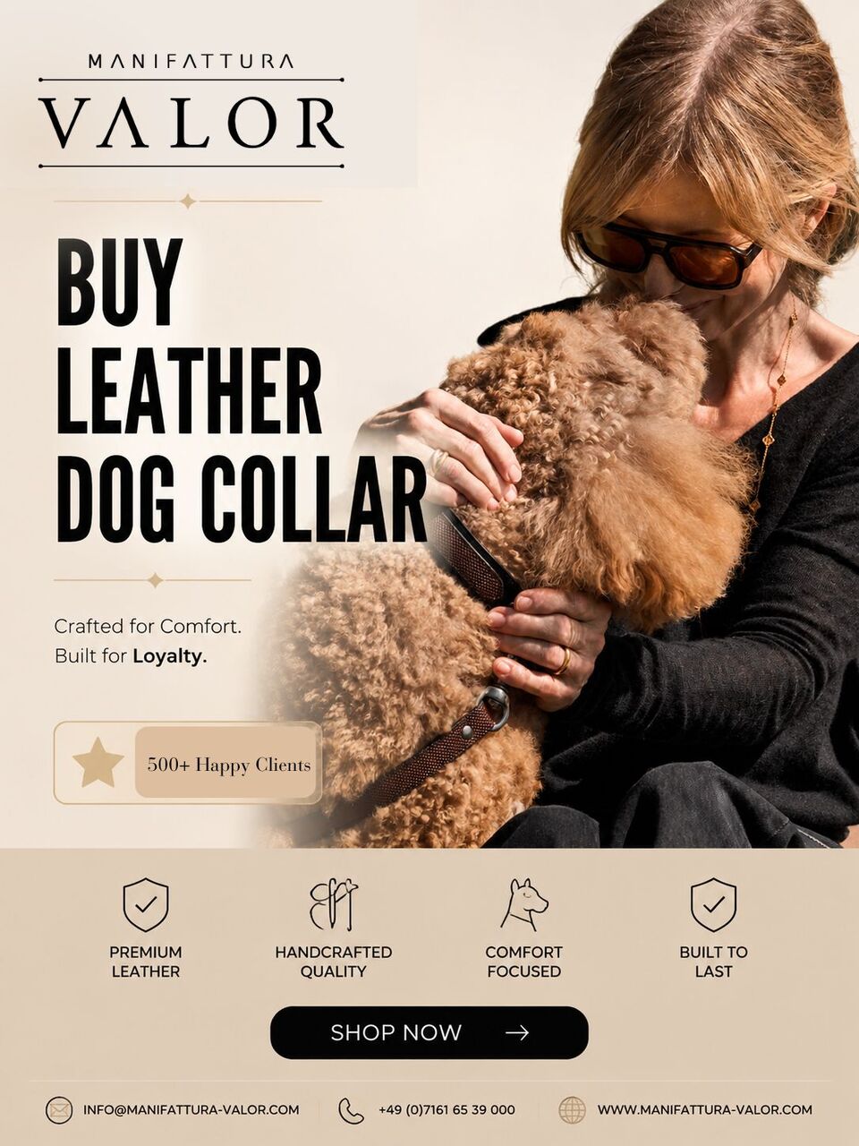 Paris, Pet Supplies, Premium Leather Dog Collars For Everyday Comfort