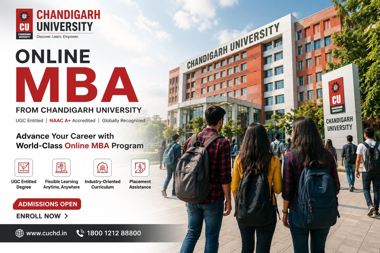 Chandigarh, Education, Chandigarh University Online MBA &ndash; Admissions Open