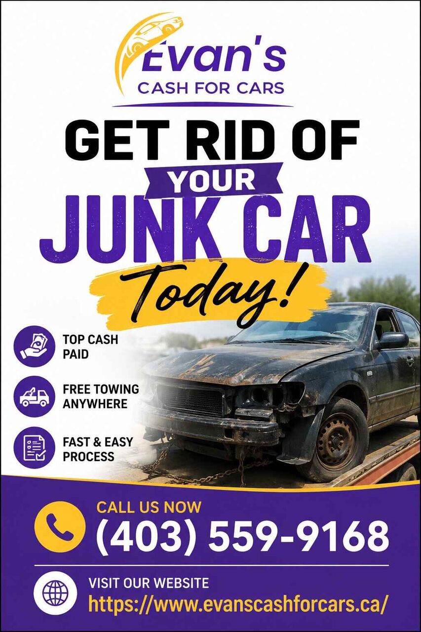 Calgary, Automotive, Get Rid Of Your Junk Car Today