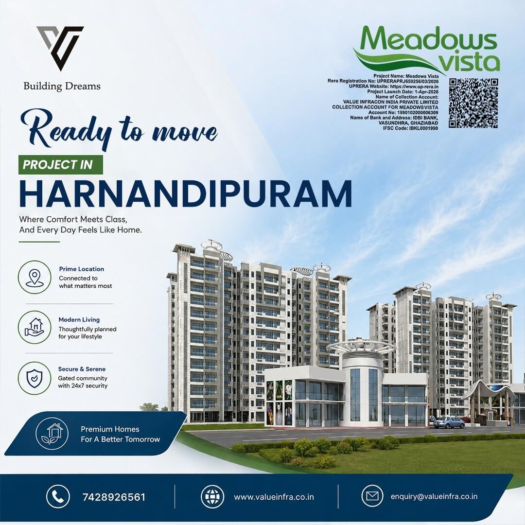 Ghaziabad, Real Estate, Ready To Move Project In Harnandipuram For Comfortable Living