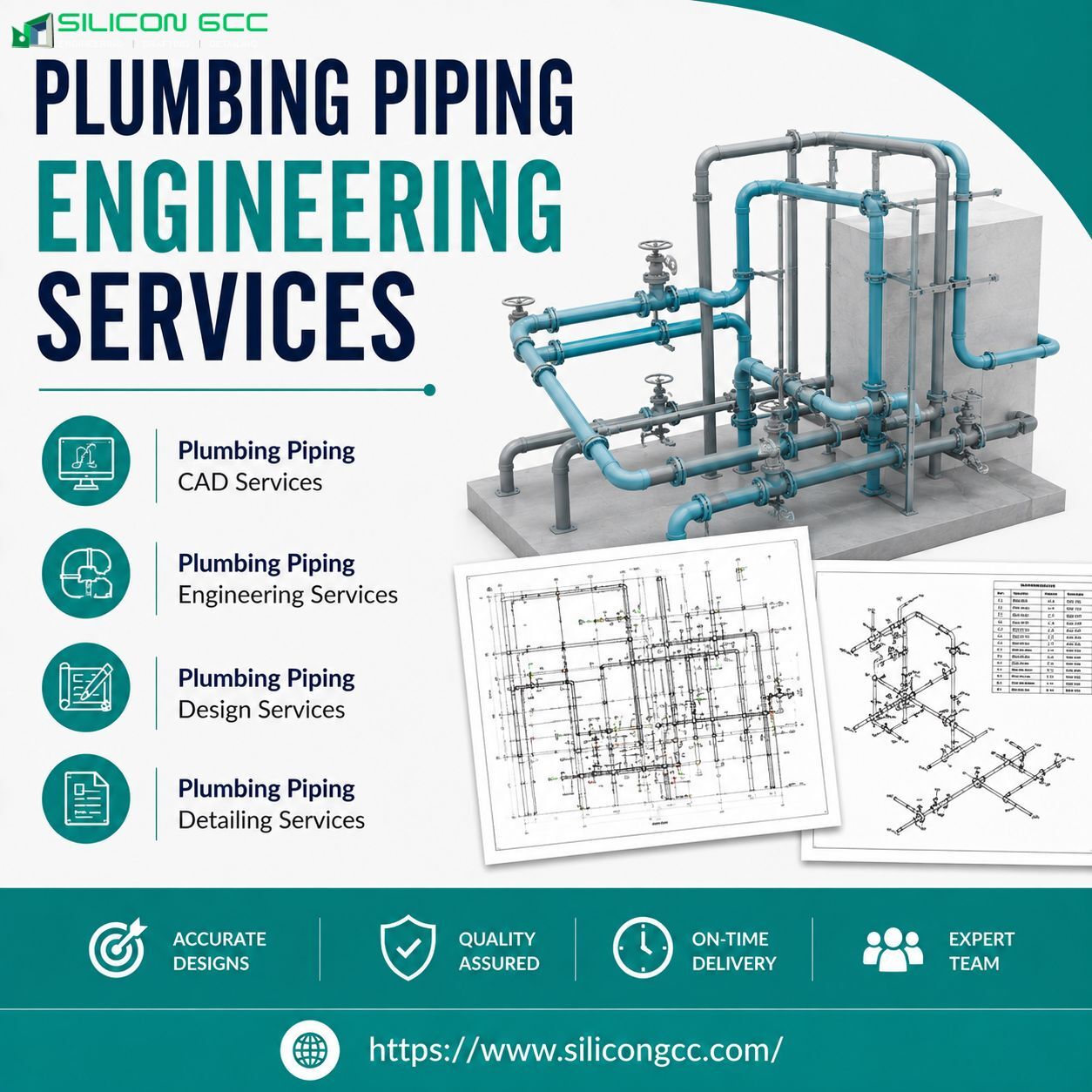 Dubai, Construction, Plumbing Piping Engineering Services In The UAE