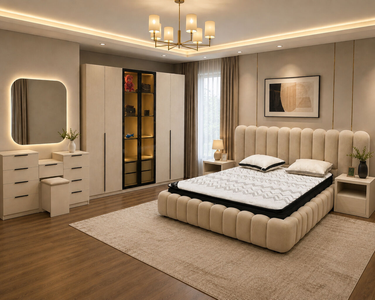 Al Mahjar, Furniture, SAR 3500,  Finally We Have Luxury Bedroom Set Is Now Available In Affordable Price